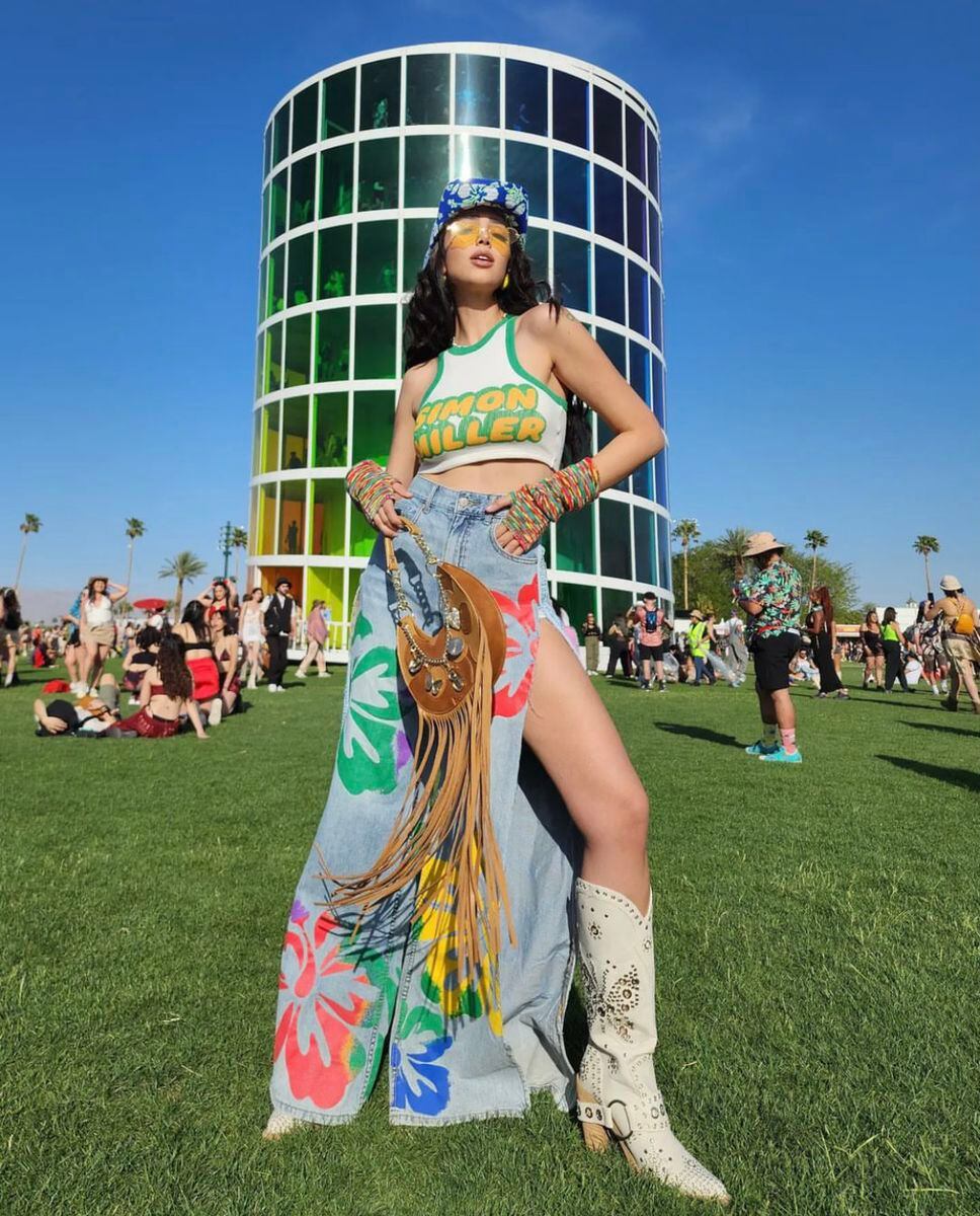 Dayana Sáez, la chitreana y sus ‘looks’ de ensueño en Coachella