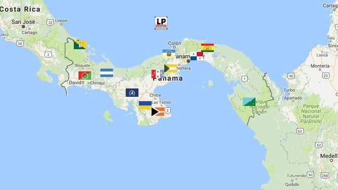Mapa: Así se distribuye la población de Panamá