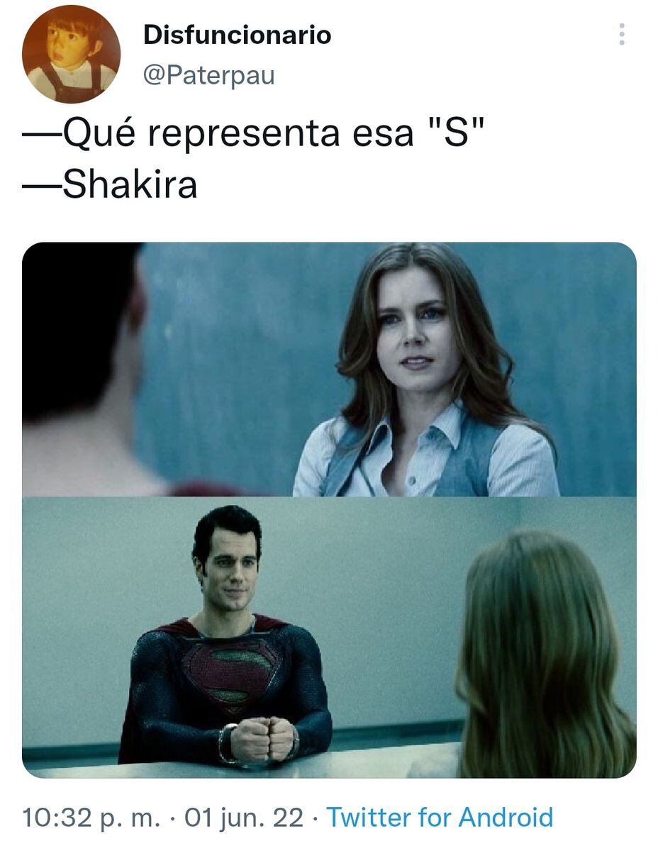 Los memes sobre Shakira, Piqué y Henry Cavill