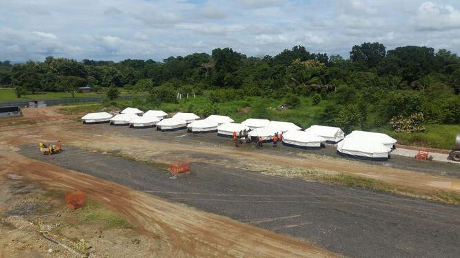 Panamá construye dos nuevos refugios para migrantes en Darién