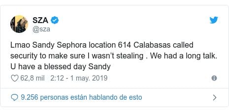 Sephora cierra sus puertas por una hora tras incidente racista con la cantante SZA