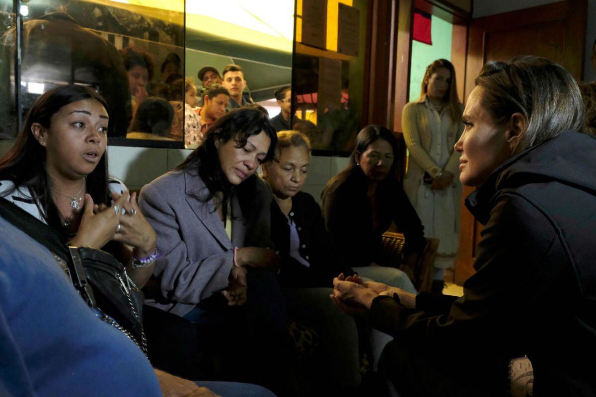 Angelina Jolie: ‘Los venezolanos que conocí describieron la situación en su país como desesperada’
