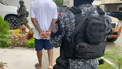 Capturan al pandillero ecuatoriano ‘Negro Tulio’ en exclusivo residencial en Costa Sur