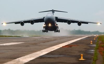Llegará a Panamá el C-5 Galaxy, unos de los aviones militares de Estados Unidos más grande