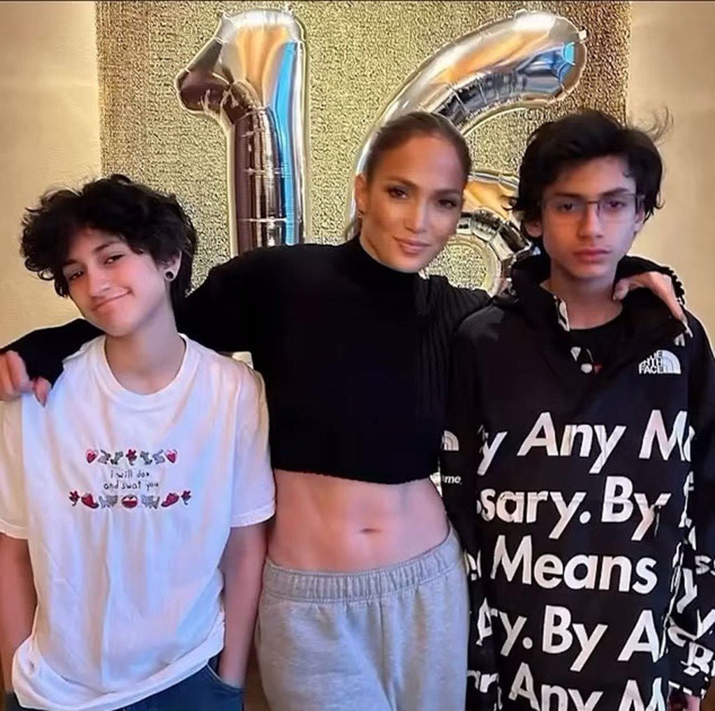 Los hijos de Jennifer López y Marc Anthony ya tienen 16 años
