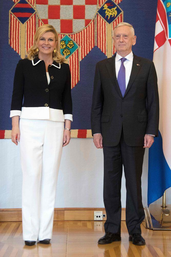 La presidenta de Croacia, la más fiel seguidora de la selección de su país