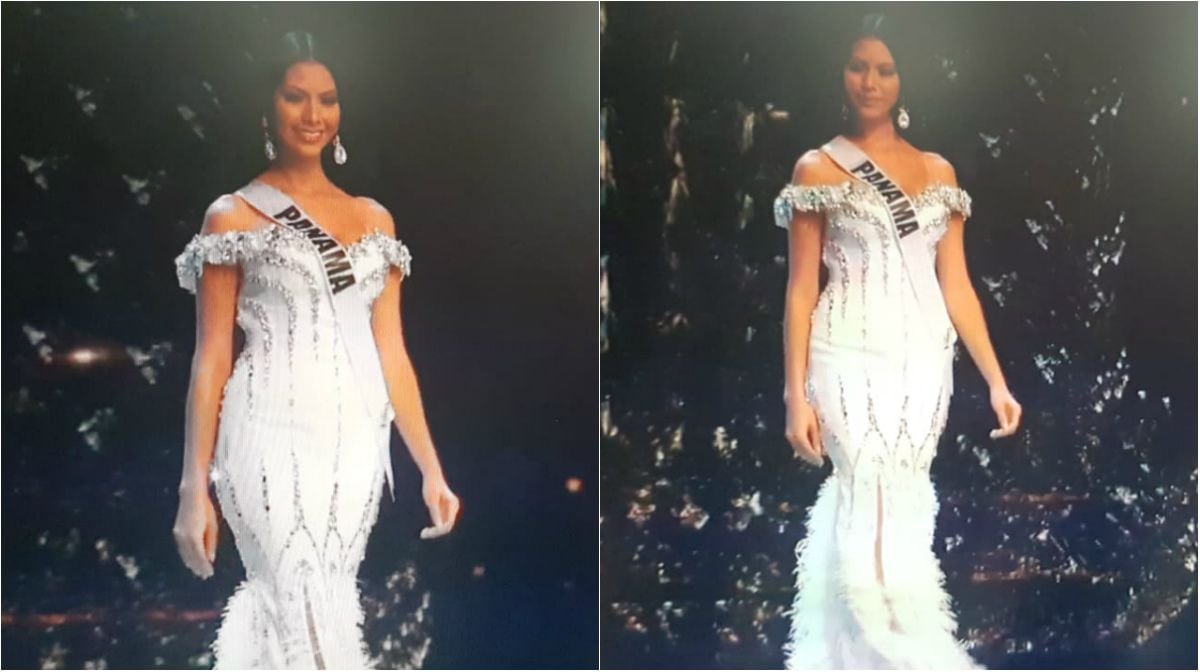 Rosa Iveth Montezuma se luce en competencia preliminar en Miss Universo