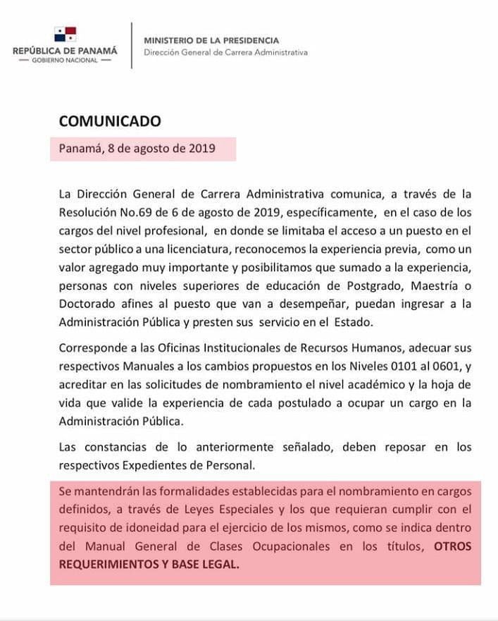 Gobierno justifica norma que flexibiliza contratación de funcionarios