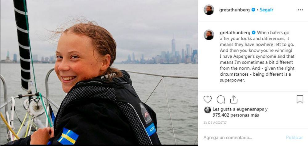 Greta Thunberg ¿figura o mensaje?