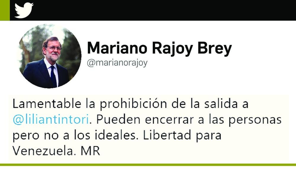 Mariano Rajoy lamenta medida en contra de activista