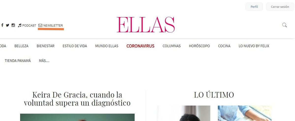 Revista ELLAS estrena su newsletter
