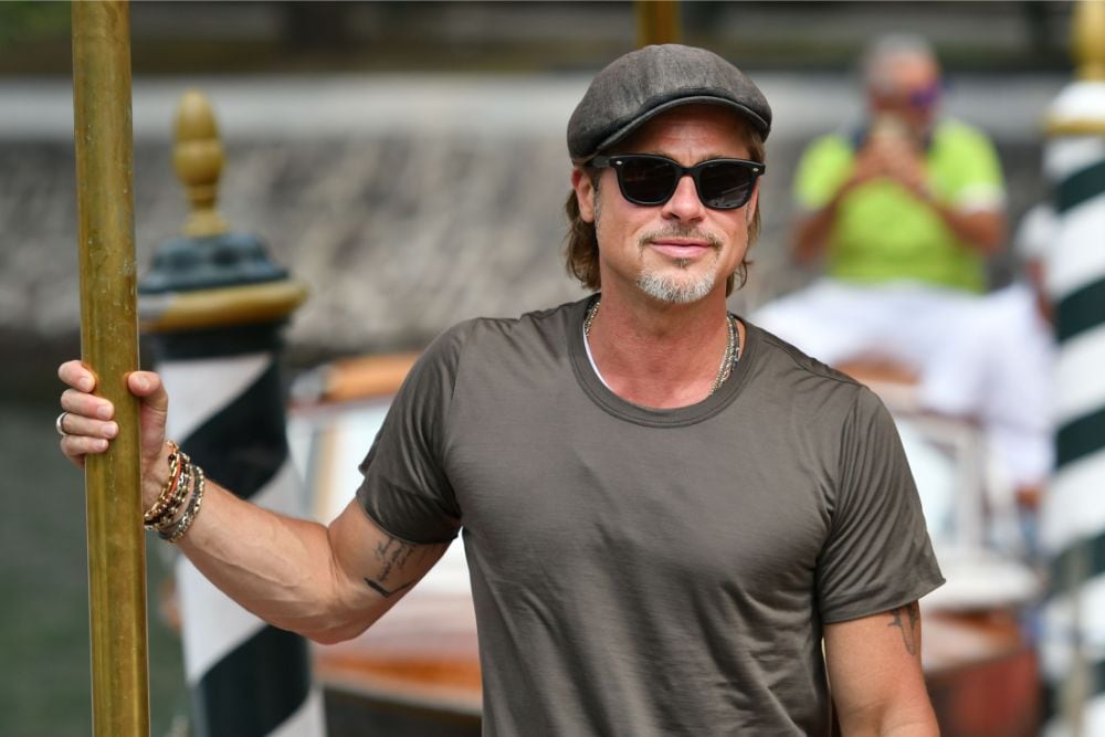 Para enamorarse de nuevo… Las fotos de Brad Pitt en Venecia