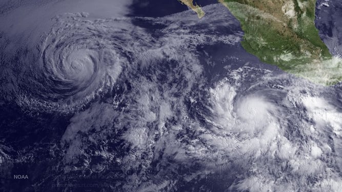 Huracán Willa crece frente a la costa mexicana del Pacífico La Prensa