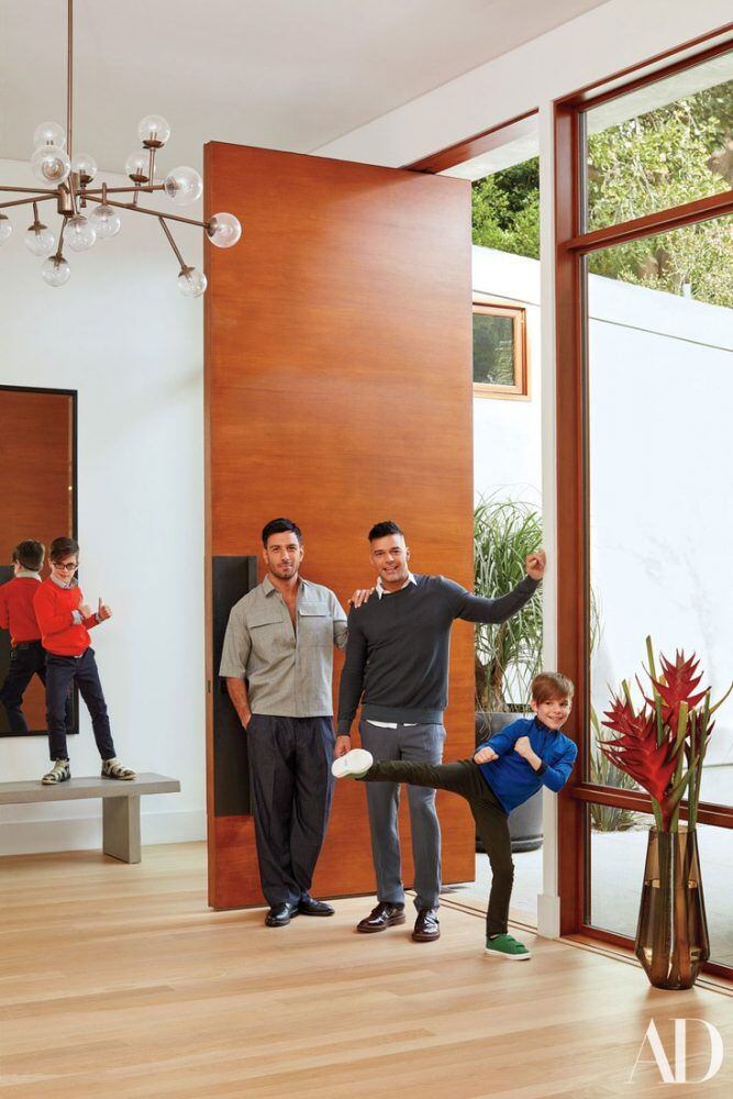 Un vistazo a la nueva casa de Ricky Martin y Jwan Josef en Los Ángeles