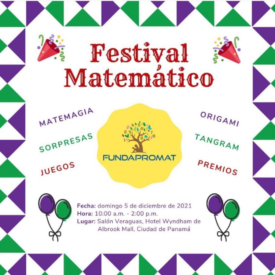 Matemagia, origami, juegos y premios en Festival Matemático en Panamá